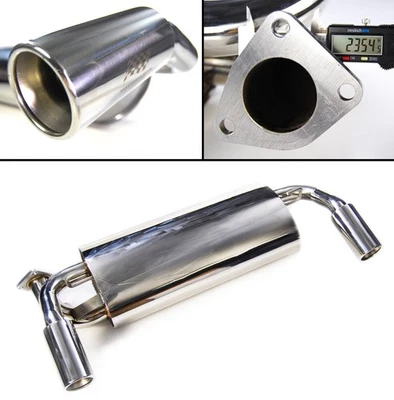 T-304 STAINLESS STEEL EXHAUST BOX FOR MG MGF MK2 TF160 115 120/135 1.8i VVC 16V - Image 1 of 4