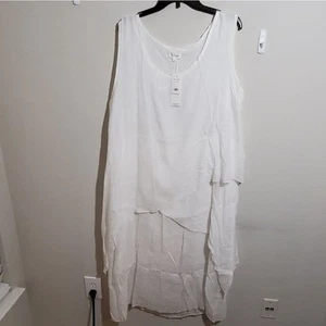 foxxy Nuevo Vestido Volantes en Capas Playa Encubrimiento Talla Grande 3X Nuevo - Imagen 1 de 9
