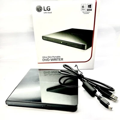 Grabadora de DVD portátil LG Electronics 8X USB 2.0 súper multi ultra delgada GP55EX70 Foto 1 de 4