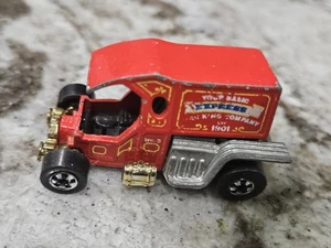 T-Totaller Hot Wheels 1976 rosso quasi nuovo bellezza Blackwall LOOSE BW - Foto 1 di 6