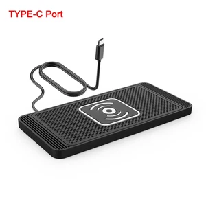 Chargeur téléphone rapide sans fil voiture support coussin silicone camping picnic outil portable - Photo 1 sur 15