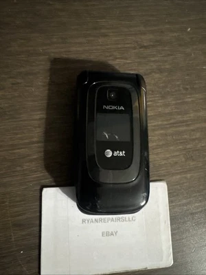 Teléfono Nokia 6085H AT&T negro sin probar sin batería Foto 1 de 4