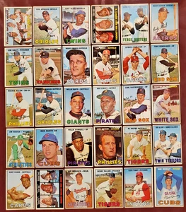 1967 Topps HOF Lot (30) Mays Aaron Clemente Yaz FRob Maris Kaline Ford MORE! L/M - Picture 1 of 8