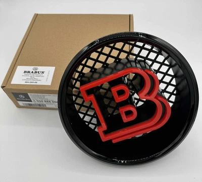 Carcasa Brabus emblema parrilla delantera Mercedes-Benz 2006-2017 para A B C E GL GLK M Foto 1 de 3