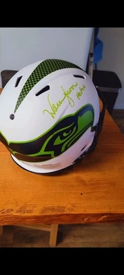 Warren Moon HOF 06 月食亲笔签名全尺寸正品速度 — 第 1/4 张图片