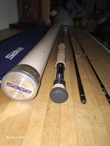 Sage RPLXi 890-3 Graphite III 9′ line #8 Three Piece Trout Fly Rod With Bag &... - Picture 1 of 15