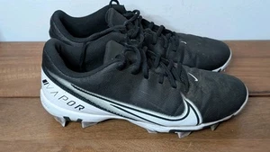 Nike Vapor Edge Shark Men Shoes Black 11 M Leather Football Cleats CD0074-001 - Picture 1 of 6