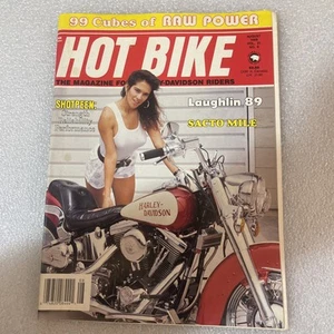 August 1989 Hot Bike magazine Rare Panhead Rat Bike Guide - Picture 1 of 6
