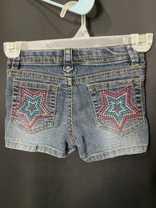 Girls shorts size 8 squeeze brand. Star Jeweled. #012 - Picture 1 of 5