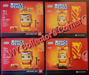 LEGO BrickHeadz Retirado Juego de Temporada 40540 Hombre de Baile León Nuevo y Sellado de Fábrica - Imagen 1 de 8