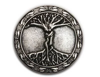 Boucle de Fermeture Ceinture Arbre la Vie Vissée pour 4cm - Photo 1/3