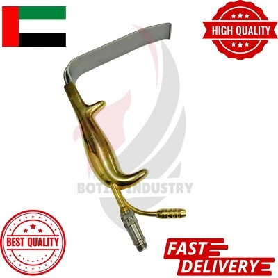 Retractor de aumento de senos Tebbetts 25x150 mm luz quirúrgica de fibra óptica Foto 1 de 4