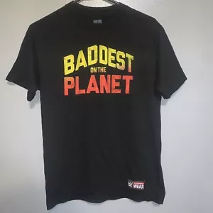 2018 Ronda Rousey Rowdy Baddest On The Planet WWE Wear Wrestling Black Shirt S - Picture 1 of 6