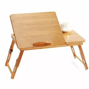 Bamboo fold-able lap top table - Picture 1 of 4