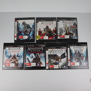 Assassins Creed 1 2 3 Black Flag Rogue Revelations Brotherhood AUS PAL Bundle