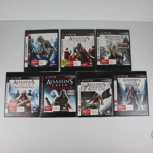 Assassins Creed 1 2 3 Black Flag Rogue Revelations Brotherhood AUS PAL Bundle - Bild 1 von 9
