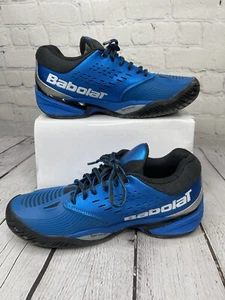 BABOLAT Men’s Blue Tennis Shoes 30S1206 US Size 6.5 Kompressor ERGO-MOTION K - Picture 1 of 9