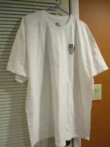 Men's BBJ BBall Junkies T-Shirt 2XL White T Shirt Basket Ball Junkies  - Picture 1 of 6