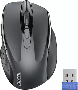 Wireless Mouse, 2.4G Ergonomic Optical Mouse, Computer Mouse - Picture 1 of 12