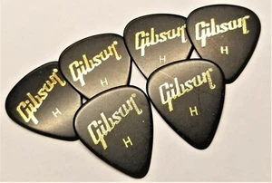 Gibson Guitar picks Standard Heavy (6 Picks) - Picture 1 of 1