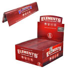 Elements Red Papers Slow Burn Kingsize Slim Cigarette Rolling Paper Skins