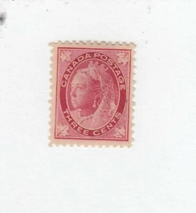 CANADÁ (MK6717) # 69 VF-MH 3 cts 1897 hoja de arce reina victoria/carmine cv $120 - Imagen 1 de 1