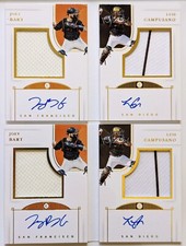 🔥 2021 National Treasures JOEY BART & LUIS CAMPUSANO Patch Auto Booklet /99 🔥