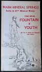 C.1960s WARM MINERAL SPRINGS Booklet. The Real Fountain Of Youth. Florida  P7