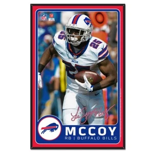 Buffalo Bills Wincraft NFL LeSean McCoy 11x17 Wood Sign With Bevel FREE - Picture 1 of 1