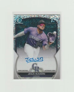2023 Bowman Chrome Jesus Bugarin CPAJB 1st Bowman Speckle Refractor Auto 201/299 - Picture 1 of 2