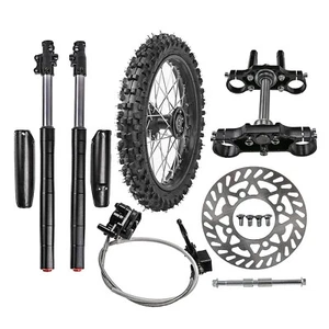 Front Forks Triple 19" Wheel 70/100-19 Disc Brake pit Bike SSR CRF 150cc 125 140 - Bild 1 von 10
