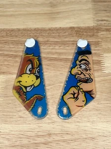 No Good Gofers Steinschleuder Kunststoff Set Neu aus altem Lagerbestand Neu Williams Flipper Maschine Teile - Bild 1 von 2