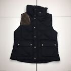 Rugby Ralph Lauren Wool Down Quilted Suede Vest Jacket Womans XS