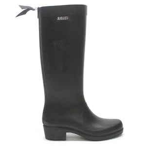 Aigle Womens Boots Myrica Casual Pull On Calf Length Wellington Rubber - Picture 1 of 9