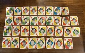 1951 Topps Red Back Lot Of 34 Different  Baseball Cards