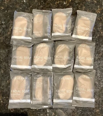 Lot of 12 Jose Eber Royale Rose Hospitality /Travel/Personal Sz Facial Soap Bars