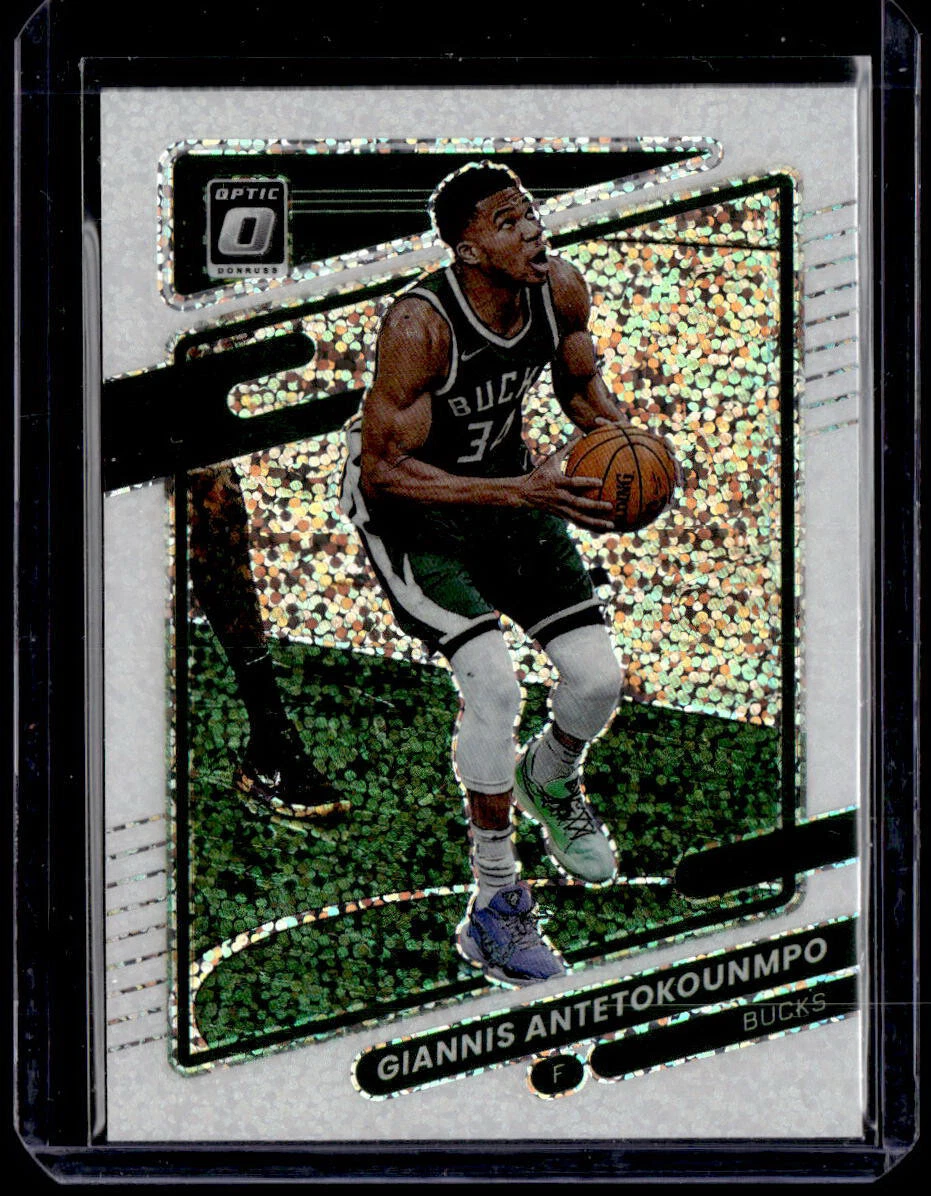 2021-22 Donruss Optic White Sparkle #31 Giannis Antetokoumpo SSP Rare