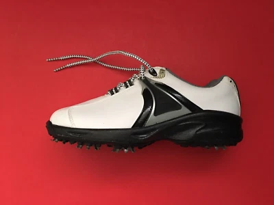 Unisex Juvenil Footjoy Junior Zapatos de Golf Blanco Negro Suave Pico Botines 45016 Talla 4 Foto 1 de 4
