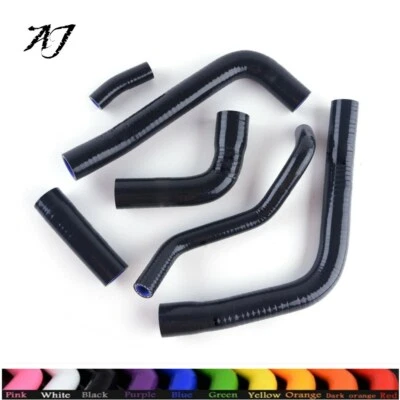 Manguera de radiador de refrigerante de silicona negra para Yamaha YZFR6 YZF R6 R6N 1999-2002 Foto 1 de 4