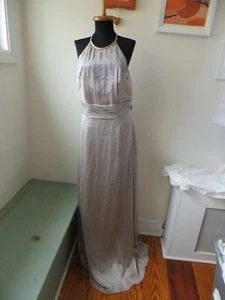 BELSOIE Light Brown Prom Formal Bridal Bridesmaid Dress Long Gown - 14 - Picture 1 of 23