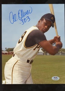 Al Oliver 8x10 Autographed Photo Inscribed".303 PSA Authentic Pirates - Picture 1 of 1
