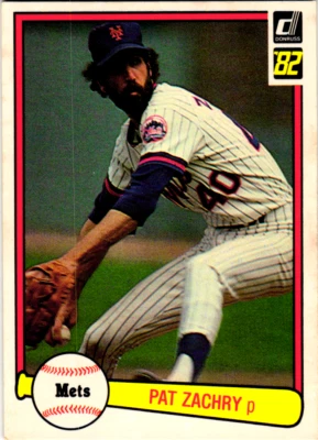 1982 Donruss - Pat Zachry #254 - Mets - Image 1 of 2