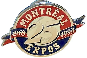 MLB Montreal Expos 25th Anniversary 1969-1993 Lapel Pin - Picture 1 of 3