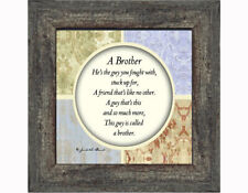 **NEW** A Brother, Gift for Brother, Brothers Picture Frame, 6x6 75510
