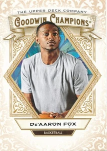 De'AARON FOX #5 2025 Upper Deck Goodwin Champions SPURS - Picture 1 of 2