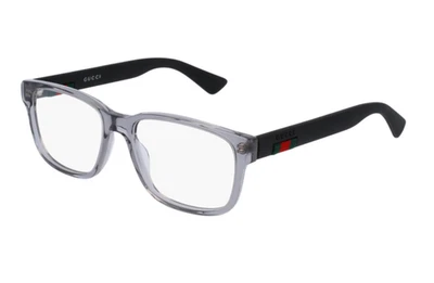 New GUCCI Rectangular Reading Glasses GG0011O 007 55-17 145 Grey Frames Readers - Изображение 1 из 4