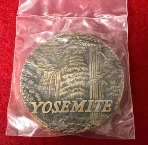 Yosemite National Park Centennial Bronze Medal 3 Inch in Original box - Picture 1 of 2