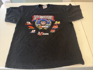 1998 Vintage Chase Authentics 50th. Anniversary Nascar Earnhardt T-Shirt L - Picture 1 of 6