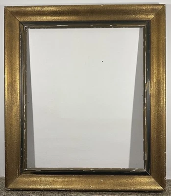 Grand cadre ancien mouluré 15F Feuillure: 66x55cm Vue:64x53cm Entier: 81x70cm - Photo 1/4