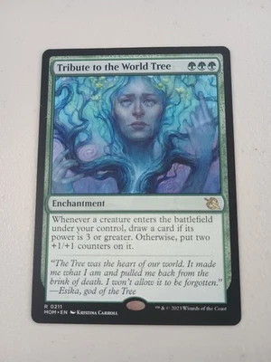 MTG Tribute to the World Tree March of the Machine  Magic the Gathering NM  - Image 1 of 2